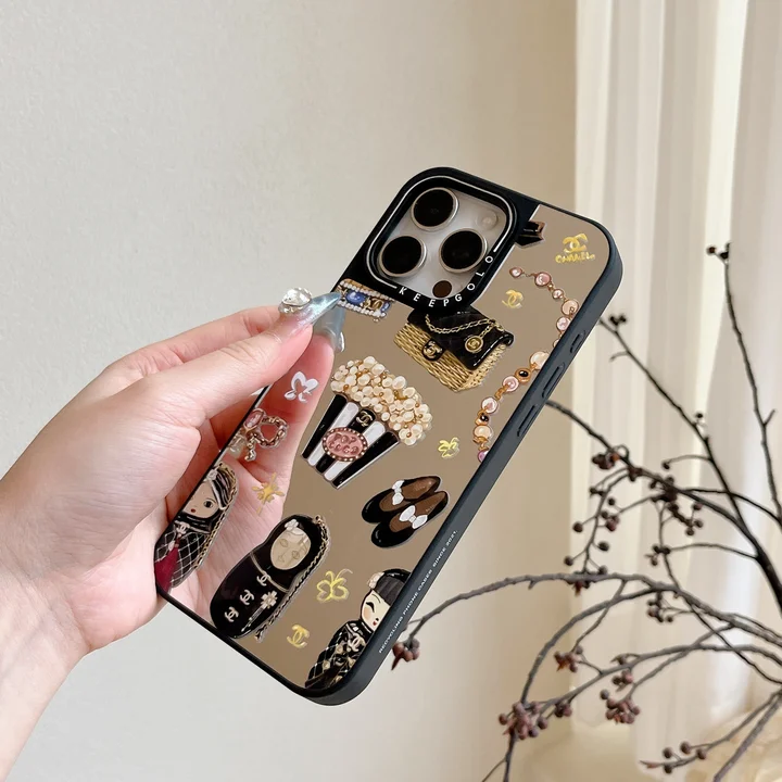 chanel iphone18proケース レディース かわいい