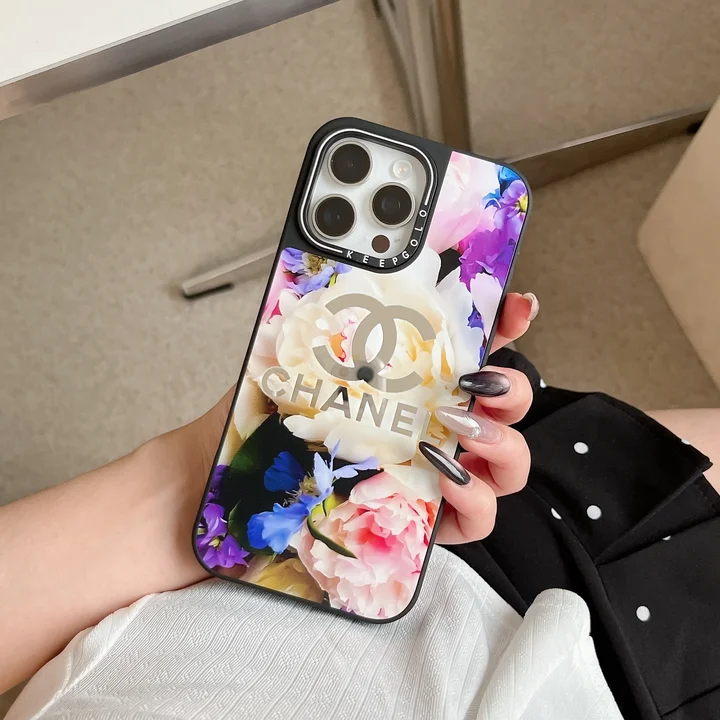 シャネル iphone18proケース 花柄 綺麗 かわいい