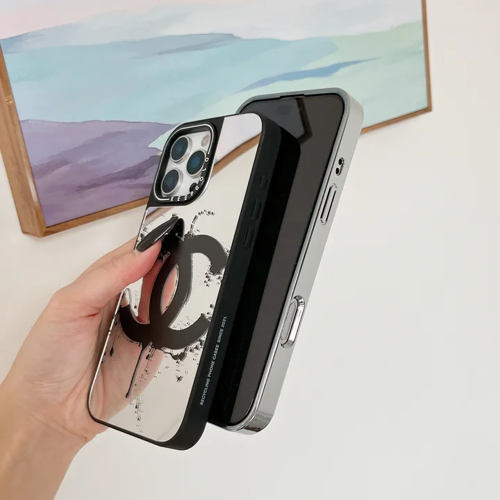 chanel iphone18promaxケース 鏡仕様 指紋防止
