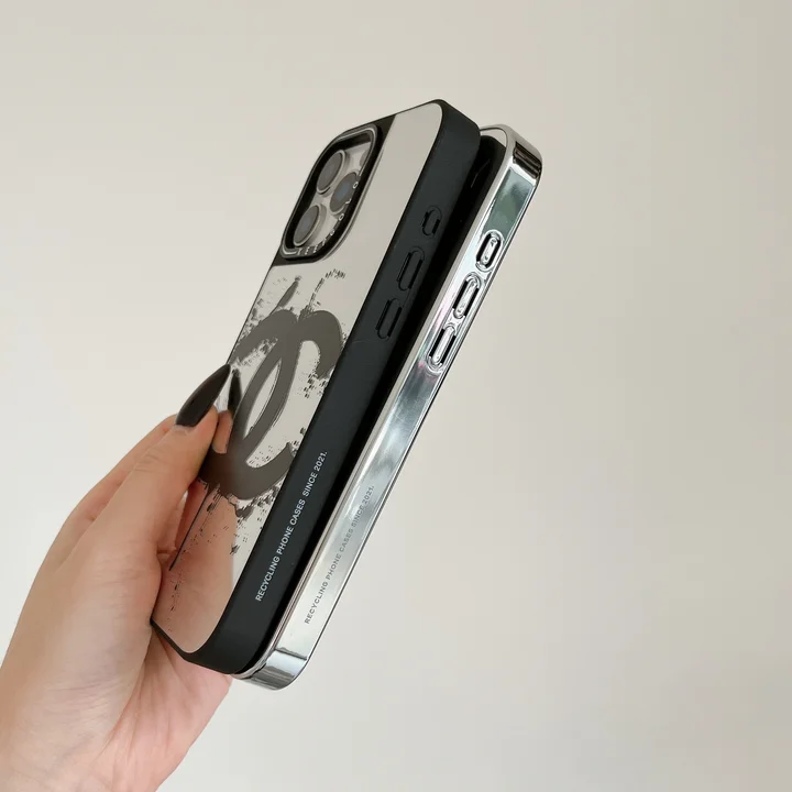 シャネル iphone18promaxケース メッキ