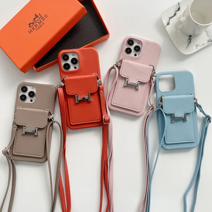 hermes iphone18promxケース レザー ライチ柄