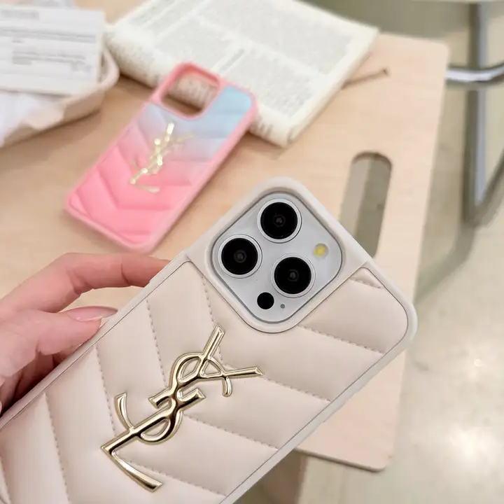 YSL iphone18pro携帯ケース ふわふわ