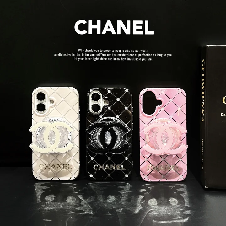 シャネル アイフォン18promaxケース スマホグリップ
