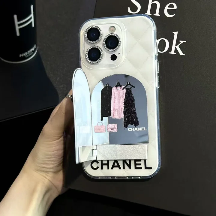 chanel iphone18promaxケース鏡 ミラー