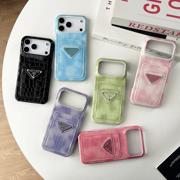 プラダ iphone18promaxケース レザー ワニ柄