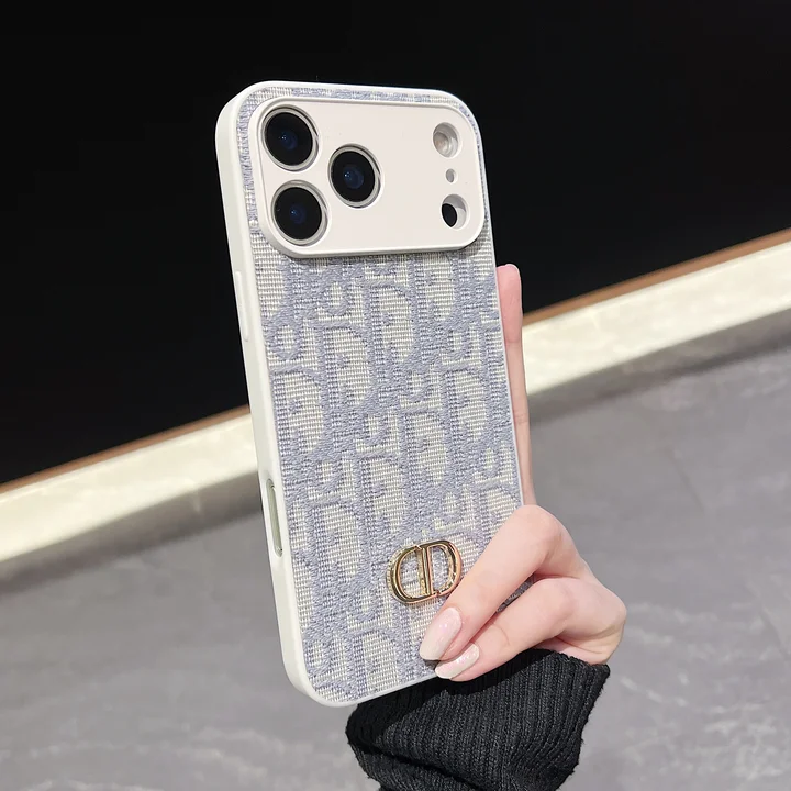 ディオール iphone18promax携帯ケース CDメタルロゴ