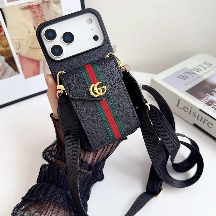 gucci iphone18proケース アコーディオン カード収納