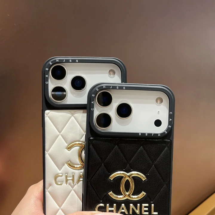 chanel iphone18proケース ホワイト