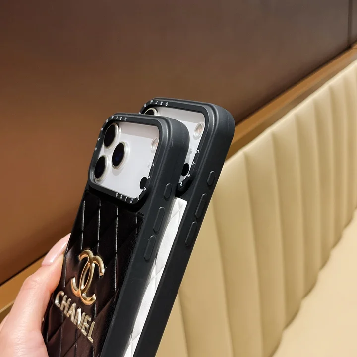シャネル アイフォン 18ケース ゴールド CCロゴ