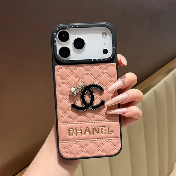 シャネルiphone18promax レザーケース
