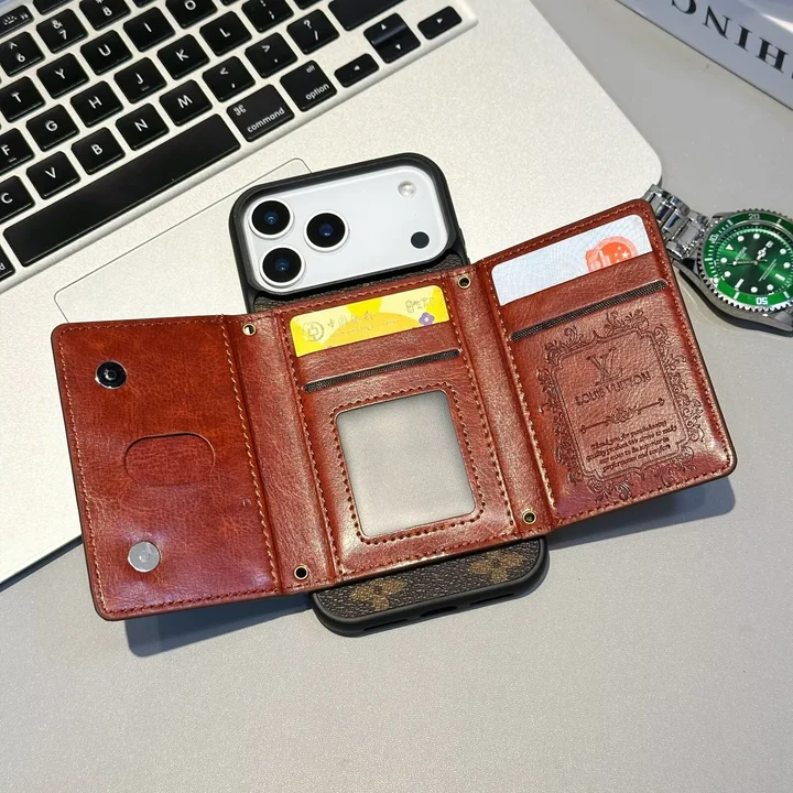 ルイヴィトン iphone18promaxケース 背面 カード収納