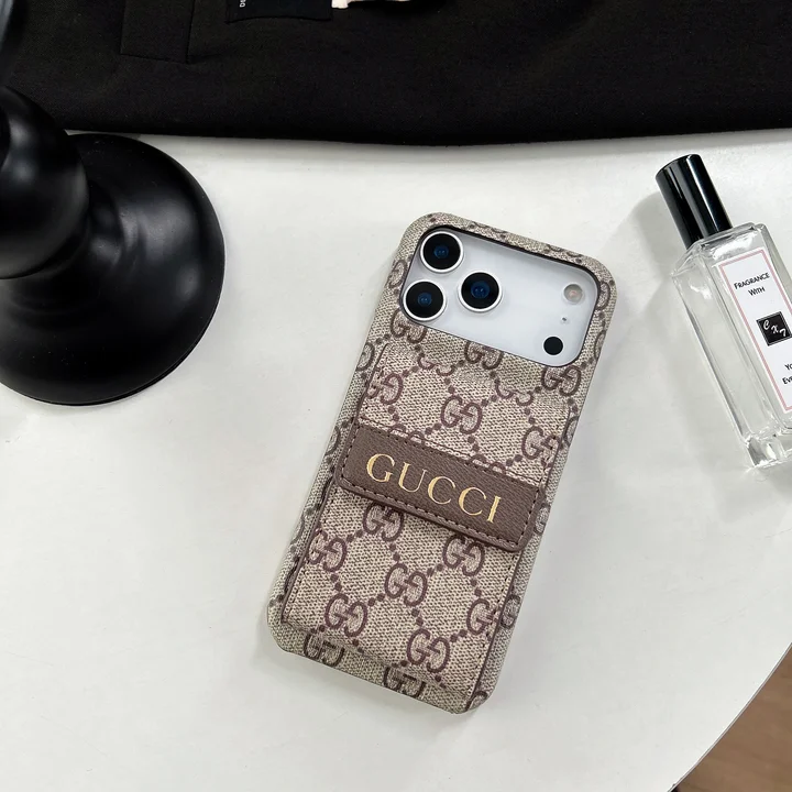 GUCCI iphone18pro 携帯ケース 大容量 カード 収納