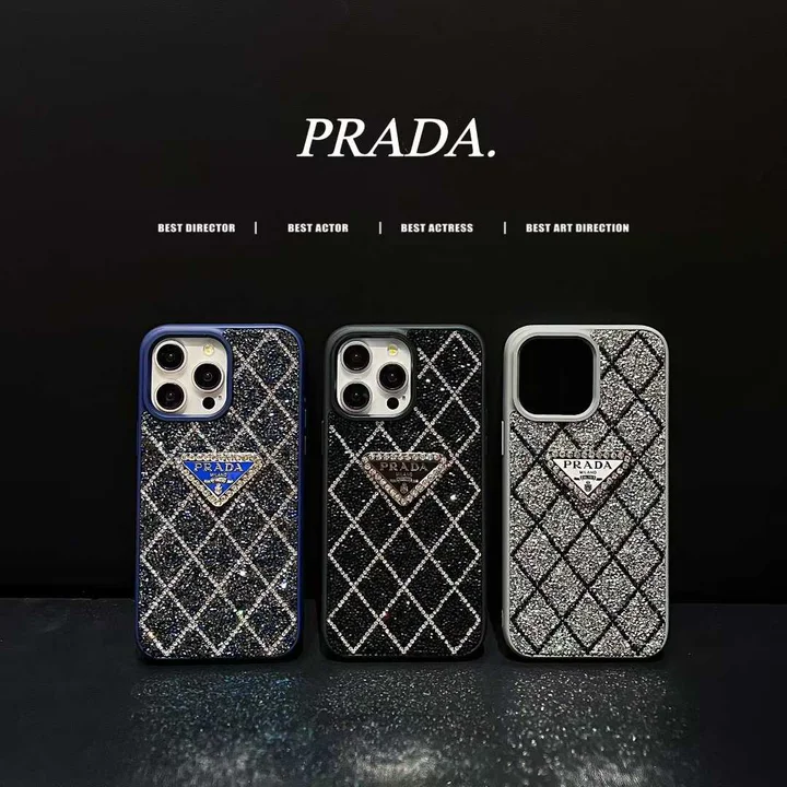 プラダ iphone18pro携帯ケース ダイヤ柄 フルカバー