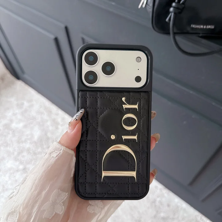 DIOR iphone18promaxケース  ラムスキン レザー