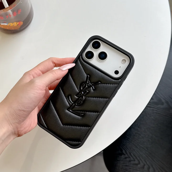 サンローラン iphone18proケース ホットプレスロゴ