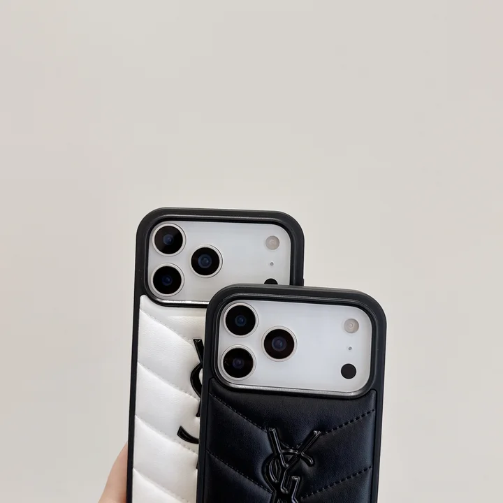 サンローラン iphone18promaxケース ソフト レザー