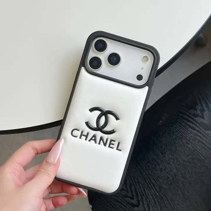 Chanel カーフレザー iphone18promaxケース