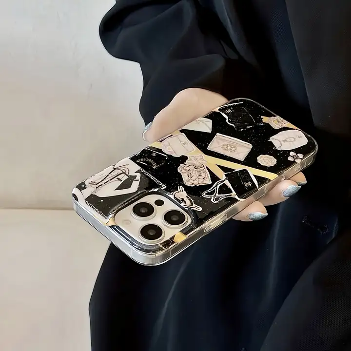 シャネル ipihone18pro携帯ケース キラキラ 女子 可愛い