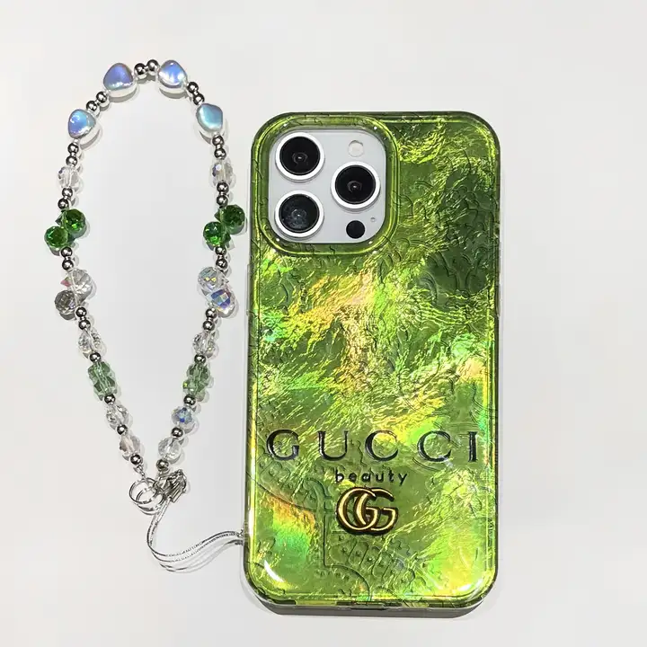 Gucci iphone18 携帯ケース 手首ストラップ