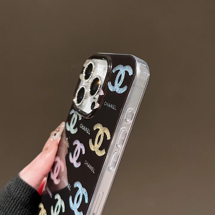 CHANEL iphone18proカバー 光沢感 imd素材