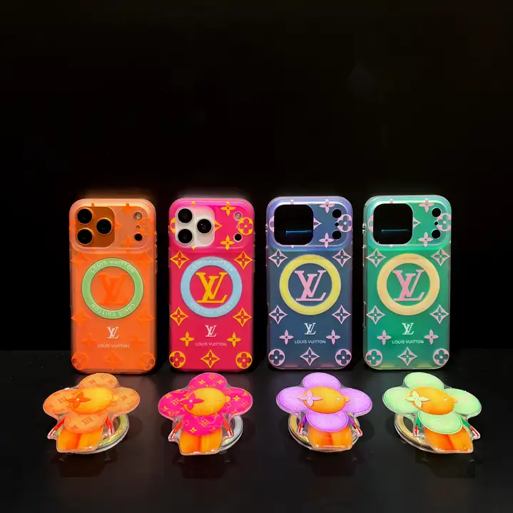 ルイヴィトン iphone18proケース 虹色