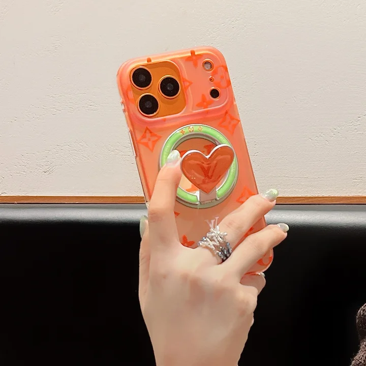 ルイヴィトン iphone18promax携帯ケース ハート スマホホルダー