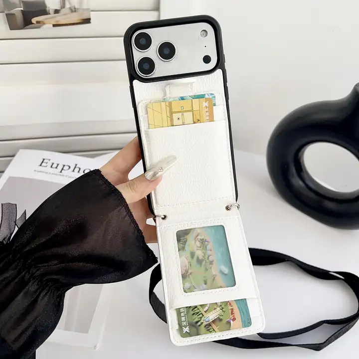 プラダ iphone18proケース 背面 上下開き カードケース