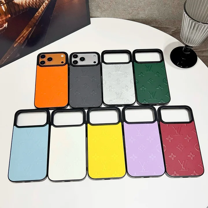 ロゴ型押し スマホケース