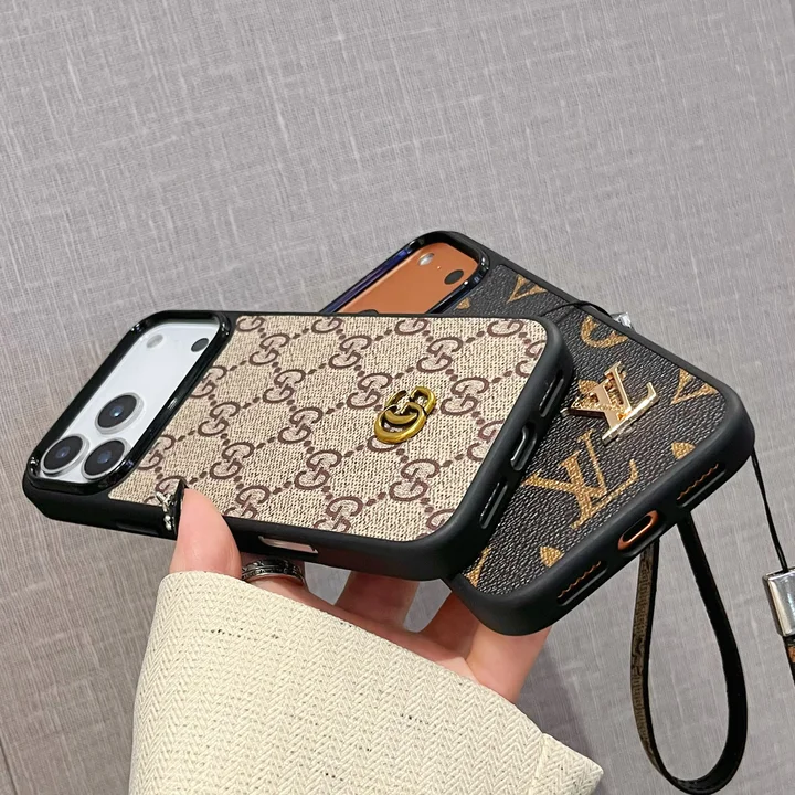 Gucci GG柄 iphone18promaxケース 携帯ストラップ