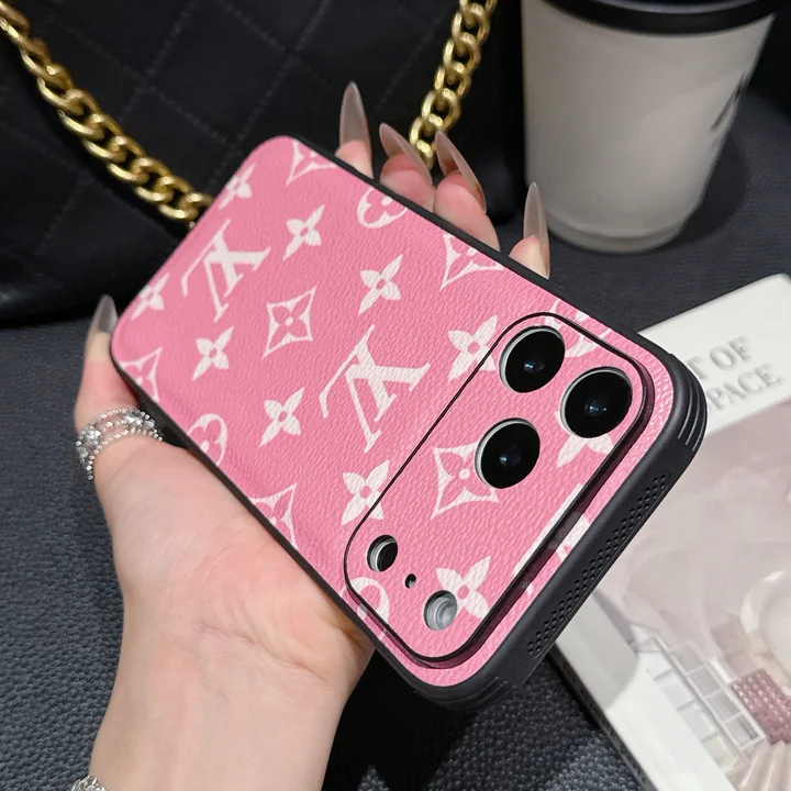 vuitton ピンク レザー iphone18promaxケース