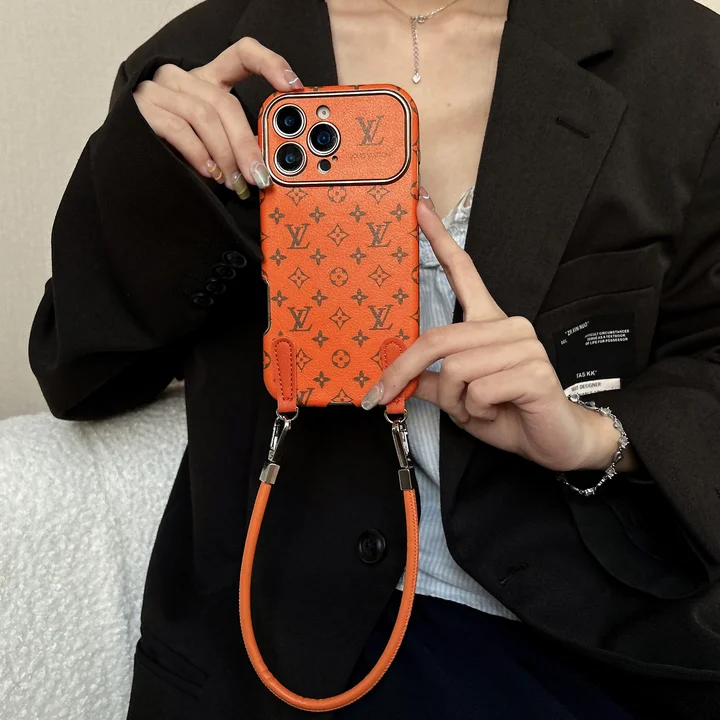 ルイヴィトン iphone18promaxケース オレンジ かわいい