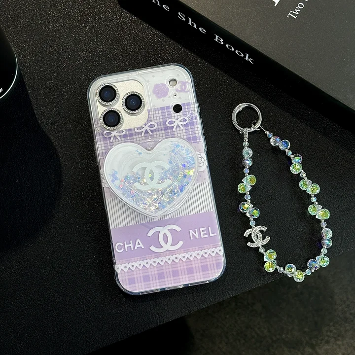 シャネル iphone18proケース 流砂 マグネット スタンド