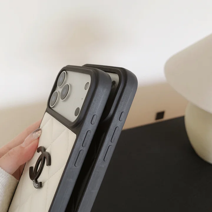 chanel iphone18proケース ブラック