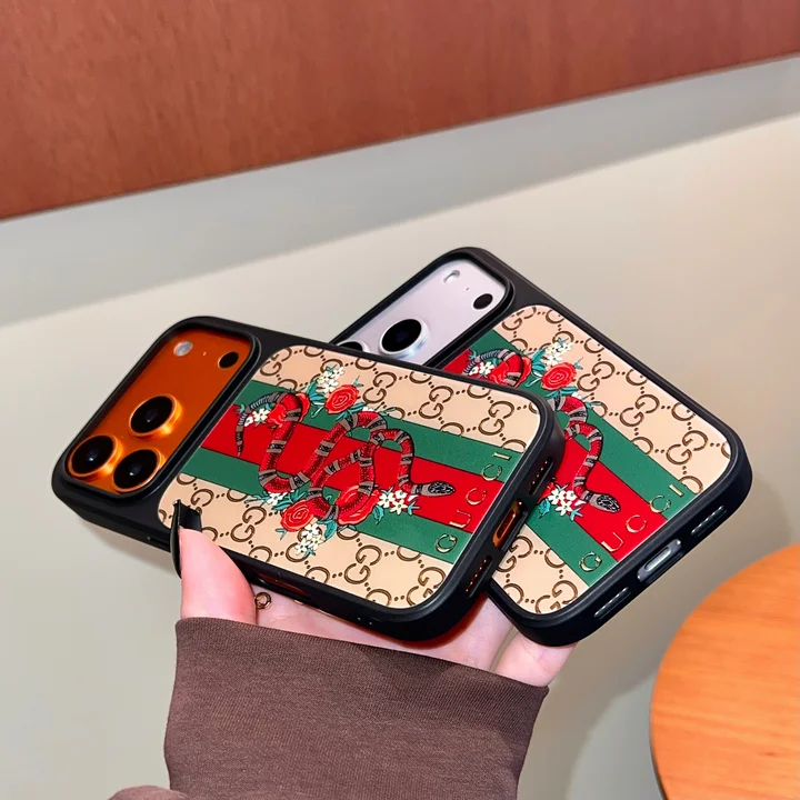 グッチ iphone18ケース 蛇柄 花柄