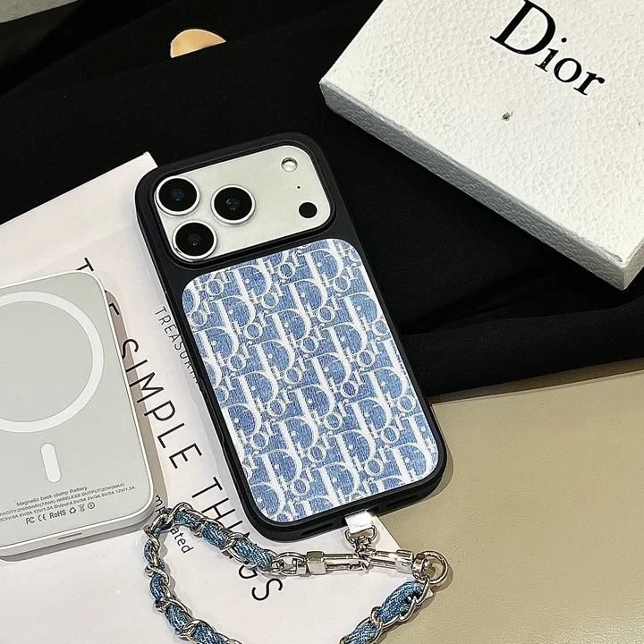 ディオール iphone18proケース デニム柄