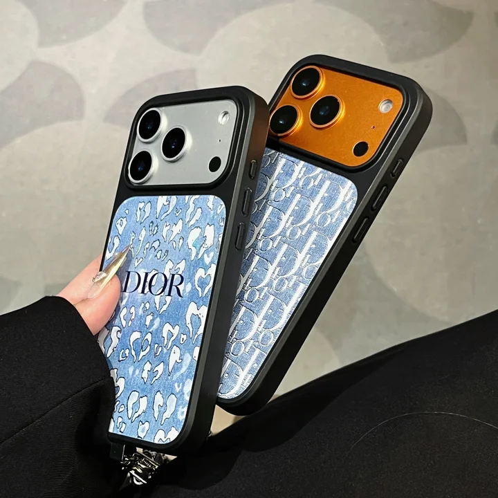 ディオール iphone18promaxケース 挟むだけ 手首チェーン