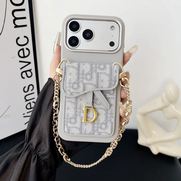 ディオールiphone18promaxケース ショルダー ストラップ付き