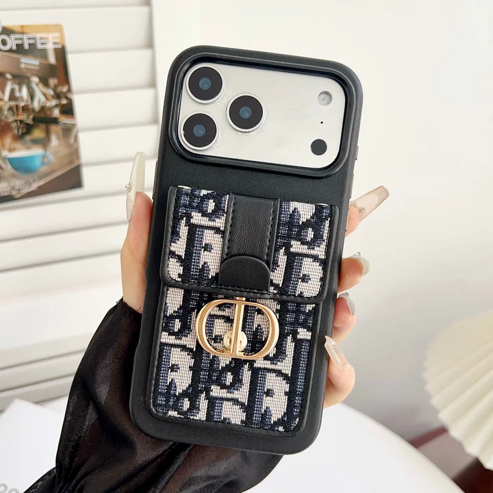Dior iphone18promaxケース 縦向き カード収納