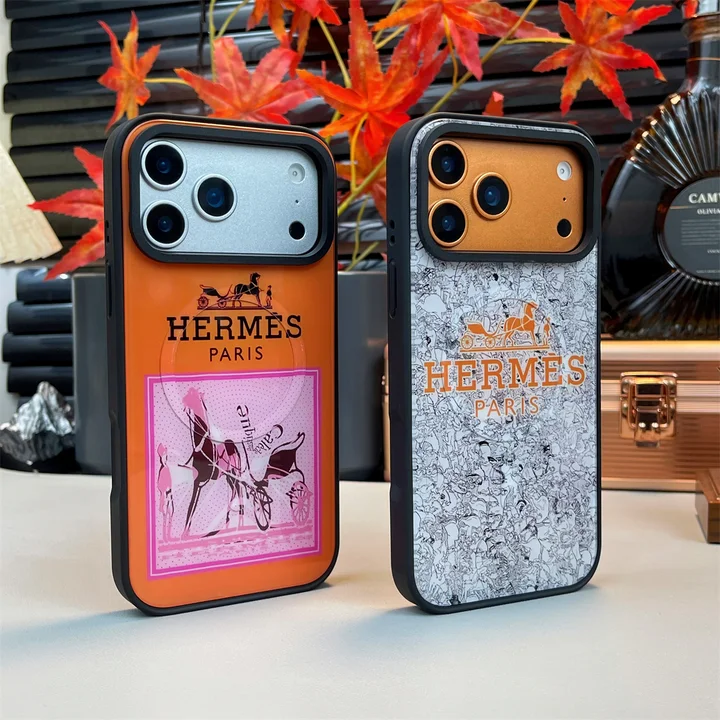 エルメス iphone18proケース フチ高デザイン