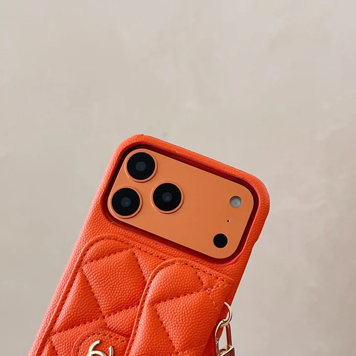 chanel iphone18proケース ストラップ付き
