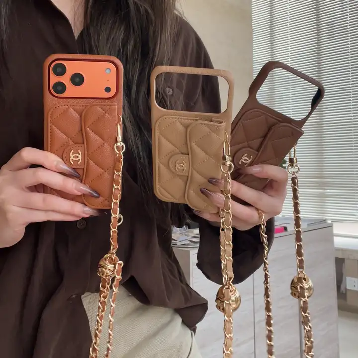 シャネル iphone18promaxケース チェーン 長さ調整可能