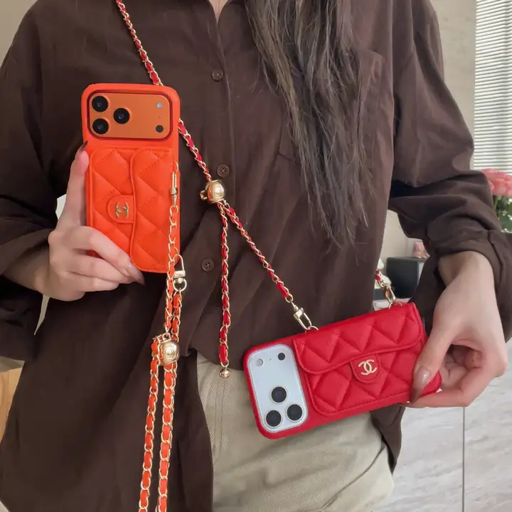 シャネル iphone18proケース マトラッセ レザー