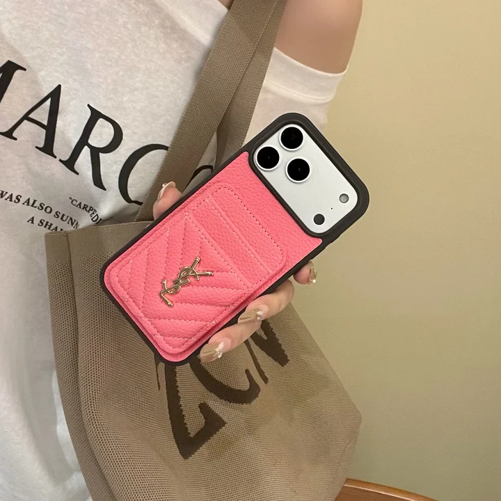 サンローラン iphone18proケース 双層 カード収納