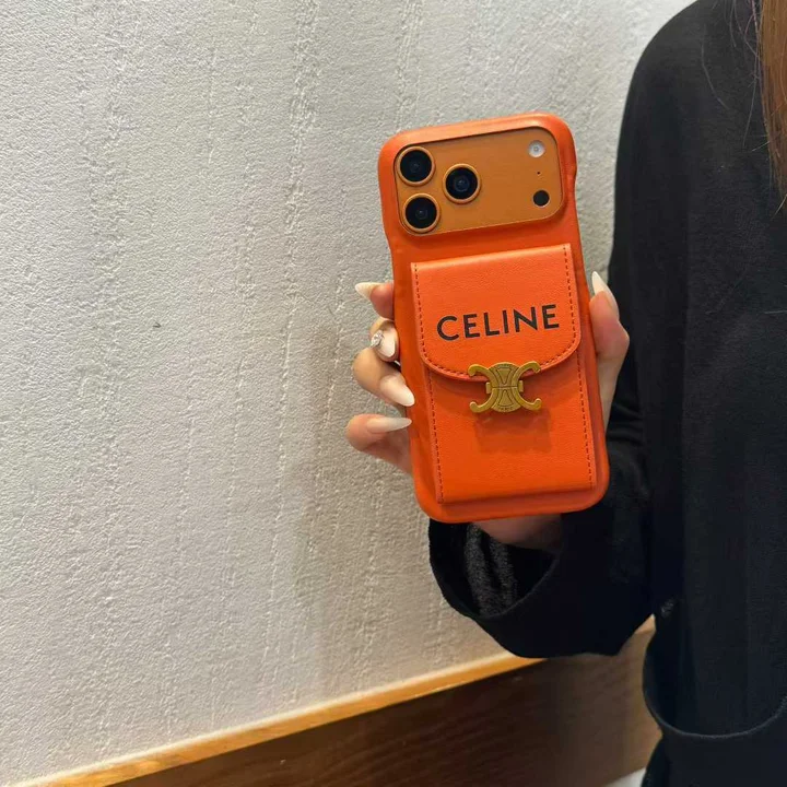 セリーヌ iphone18promaxケース 鏡 ミラー 付き