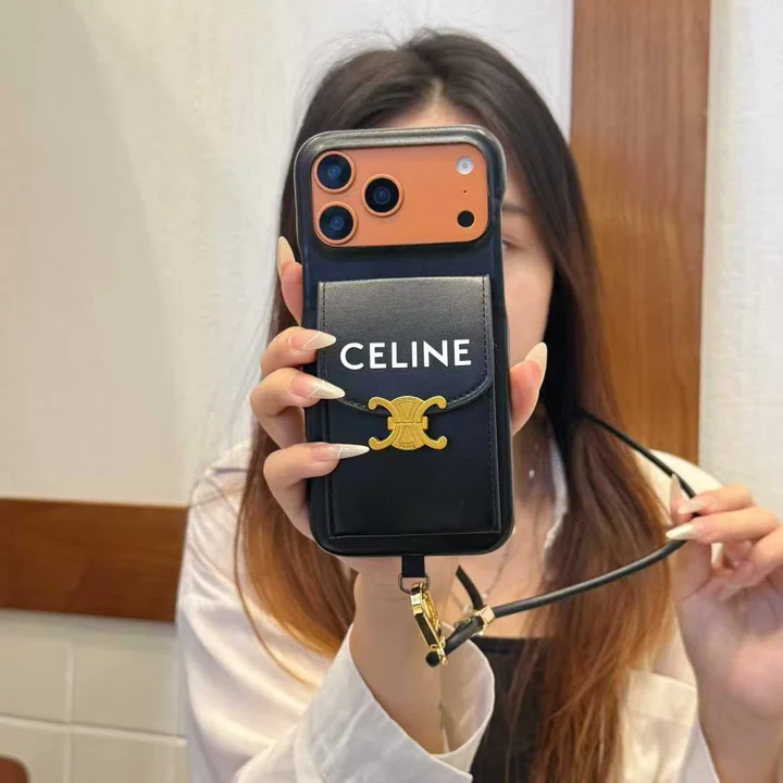 セリーヌ iphone18proケース カードホルダー