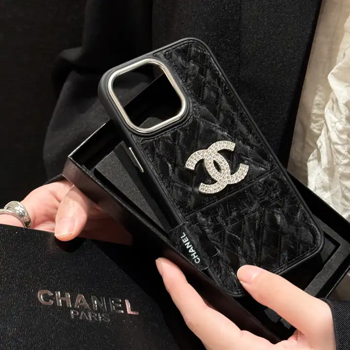 CHACEL iphone18proケース ダイヤ ココマーク