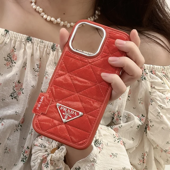 Prada iphone18promaxケース 菱形紋様