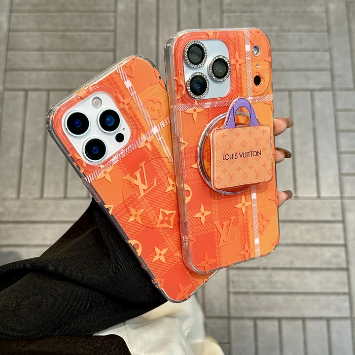 ルイヴィトン iphone18promaxケース オレンジ
