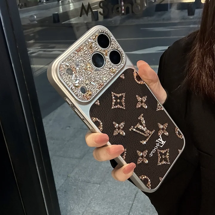 ルイヴィトン iphone18promaxケース  紛失防止 携帯チェーン付き