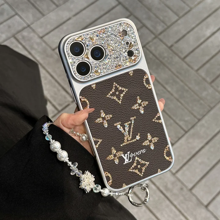 ルイヴィトン アイフォン18proケース ハンドストラップ付き